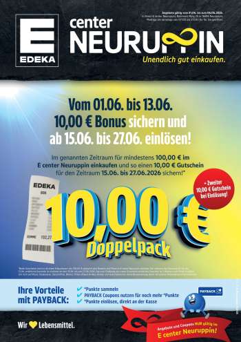Prospekte E center - 1.06.2026 - 6.06.2026.