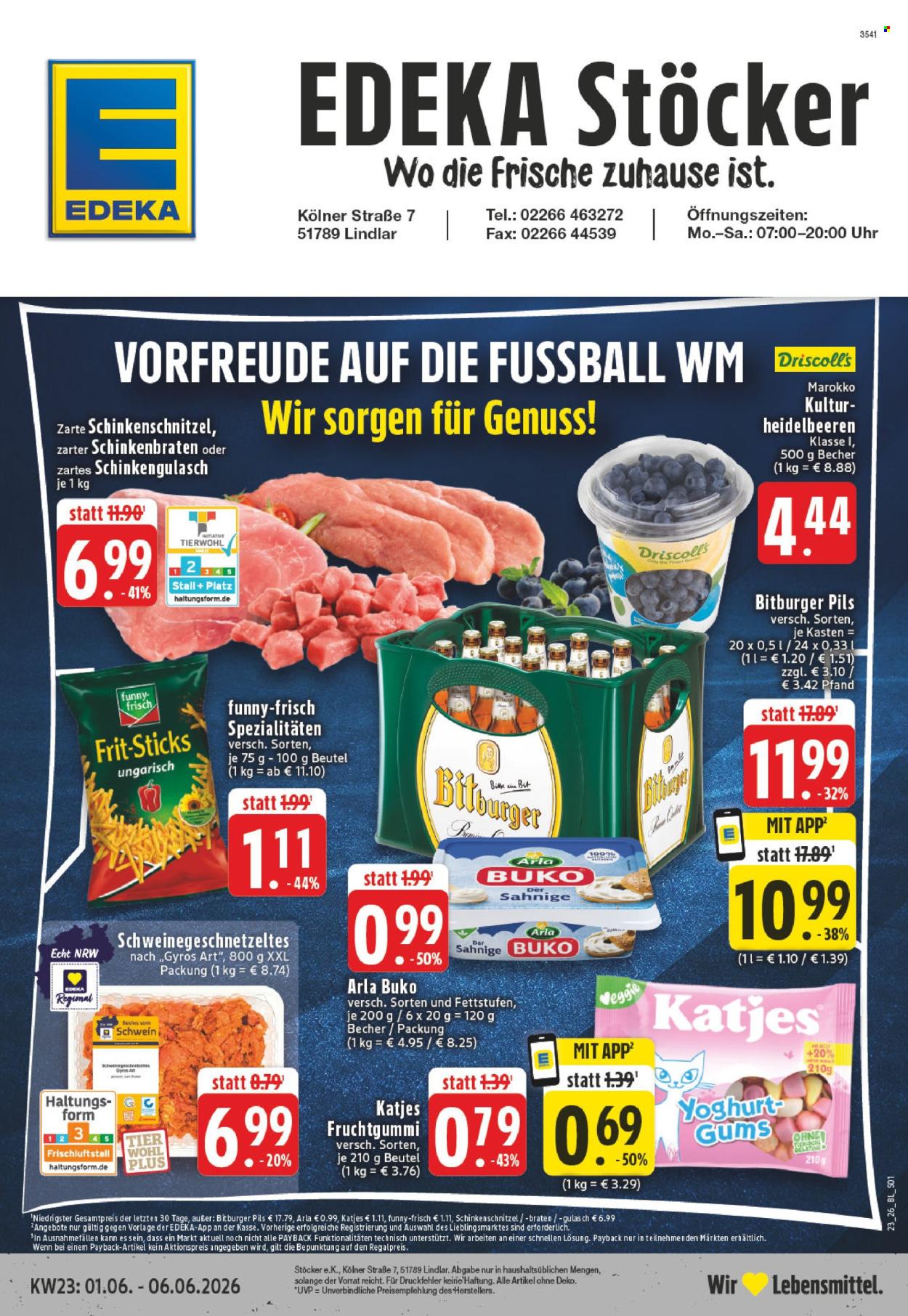 Edeka Prospekte  - 1.06.2026 - 6.06.2026. Seite 1