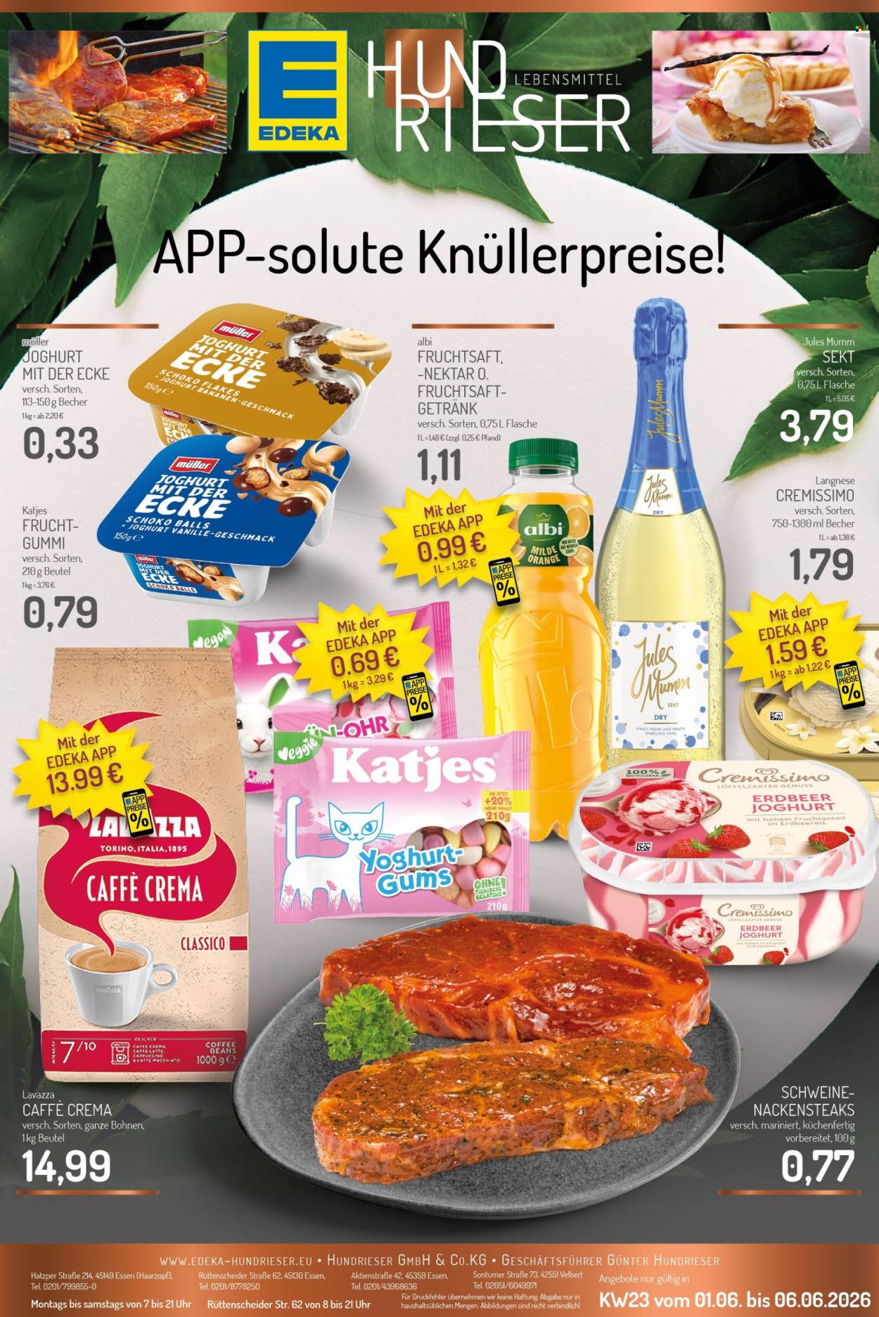 Edeka Prospekte  - 1.06.2026 - 6.06.2026. Seite 1