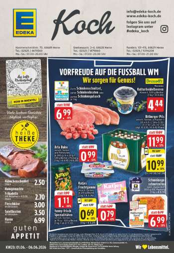 Prospekte Edeka - 1.06.2026 - 6.06.2026.