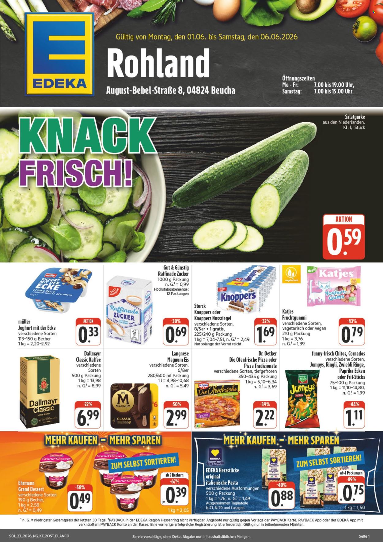 Edeka Prospekte  - 1.06.2026 - 6.06.2026. Seite 1