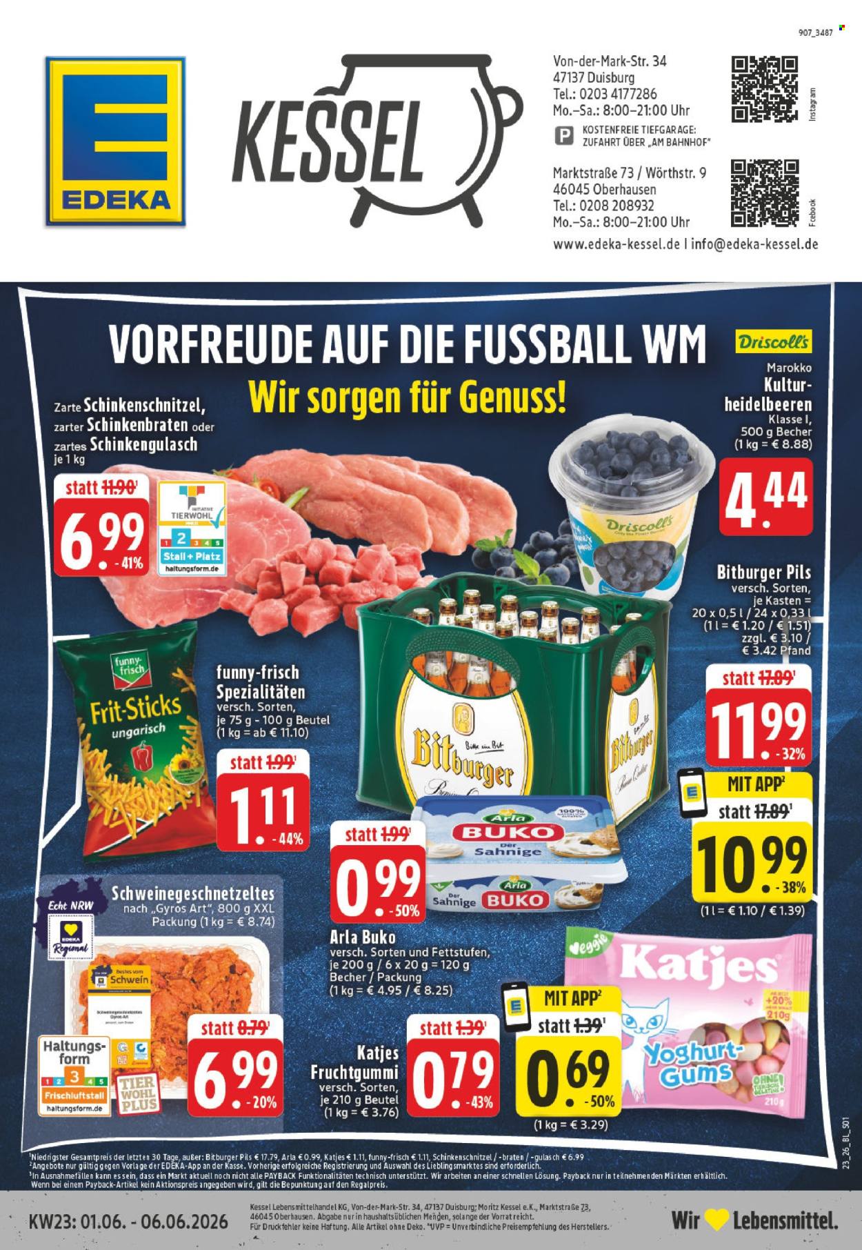 Edeka Prospekte  - 1.06.2026 - 6.06.2026. Seite 1