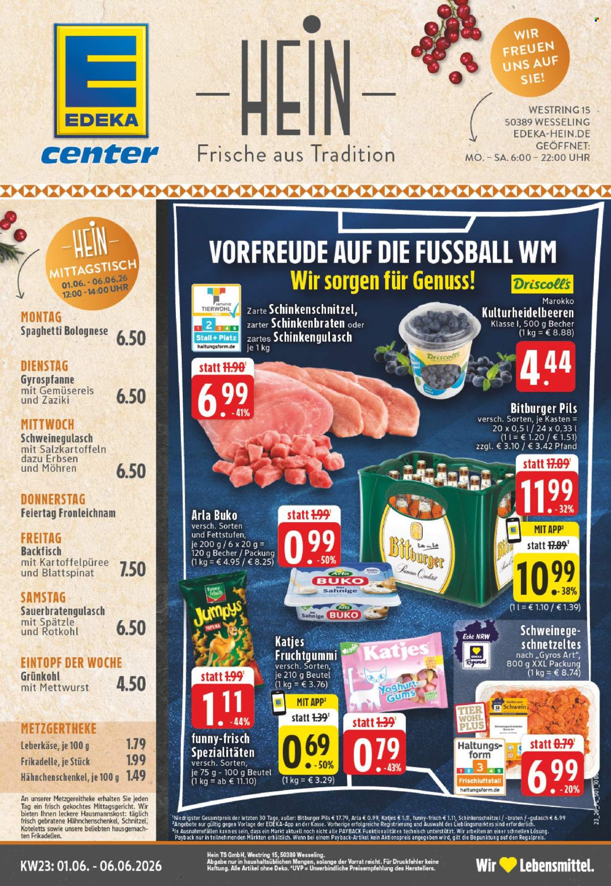 E center Prospekte  - 1.06.2026 - 6.06.2026. Seite 1