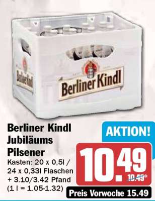 BERLINER KINDL Jubiläums
Pilsener