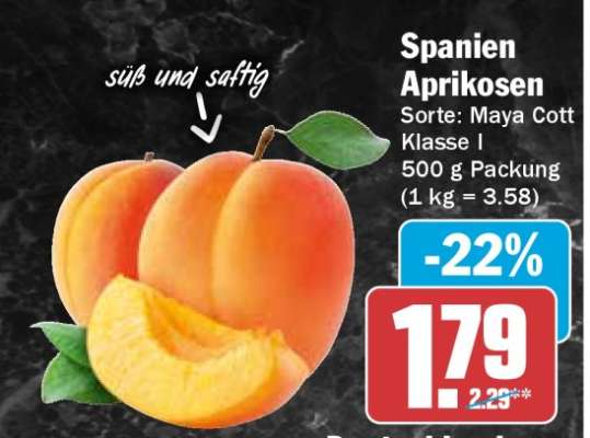Spanien Aprikosen