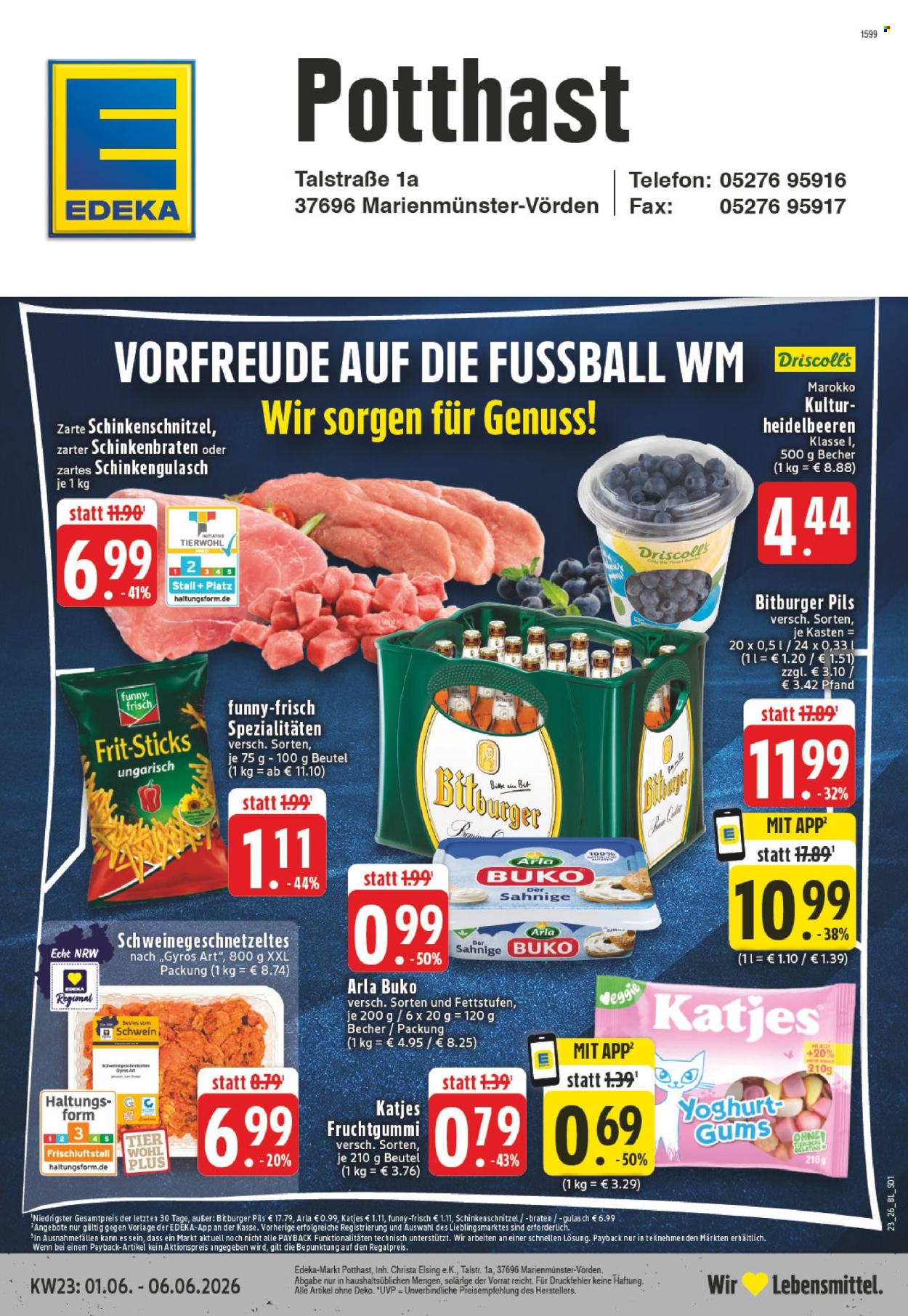 Edeka Prospekte  - 1.06.2026 - 6.06.2026. Seite 1