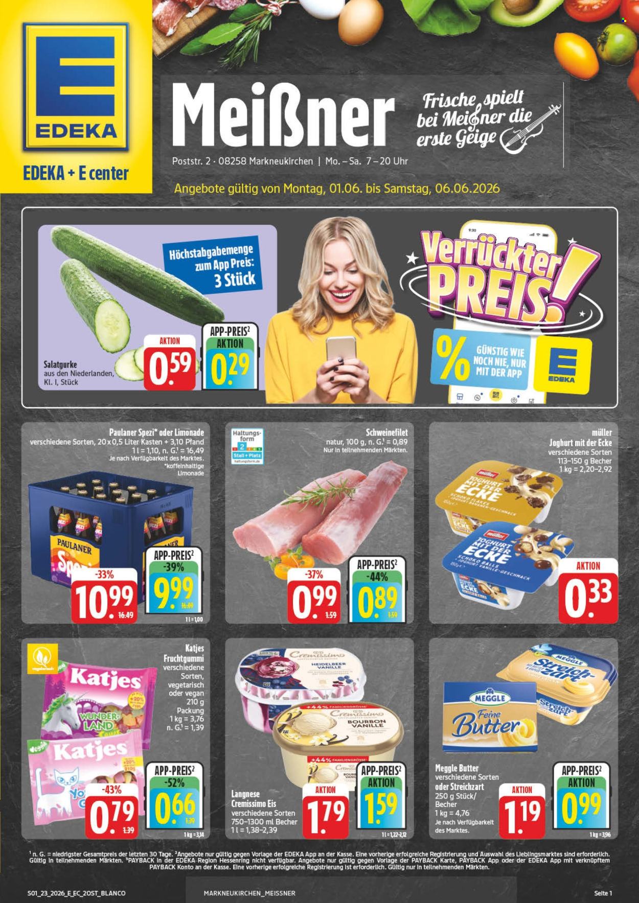 Edeka Prospekte  - 1.06.2026 - 6.06.2026. Seite 1