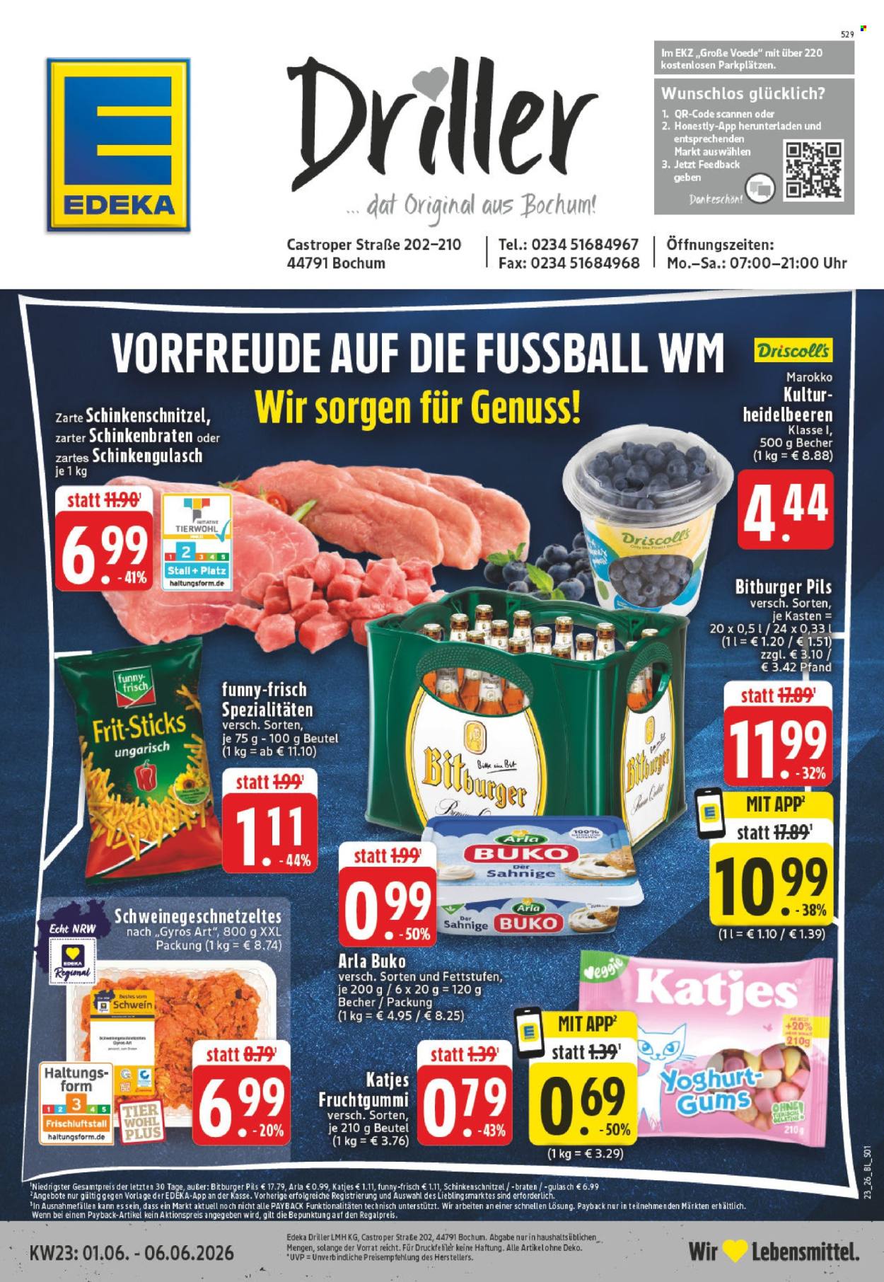 Edeka Prospekte  - 1.06.2026 - 6.06.2026. Seite 1