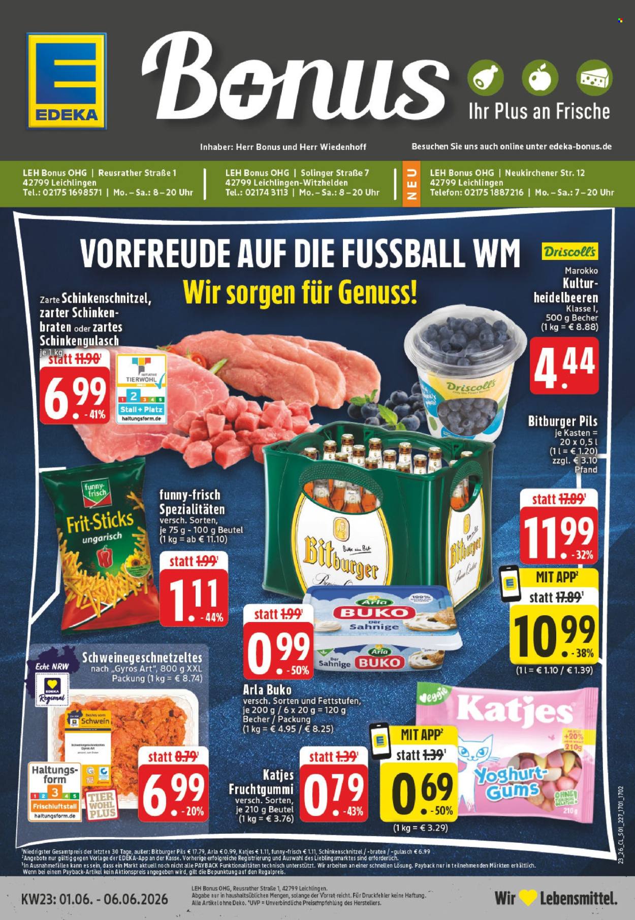 Edeka Prospekte  - 1.06.2026 - 6.06.2026. Seite 1