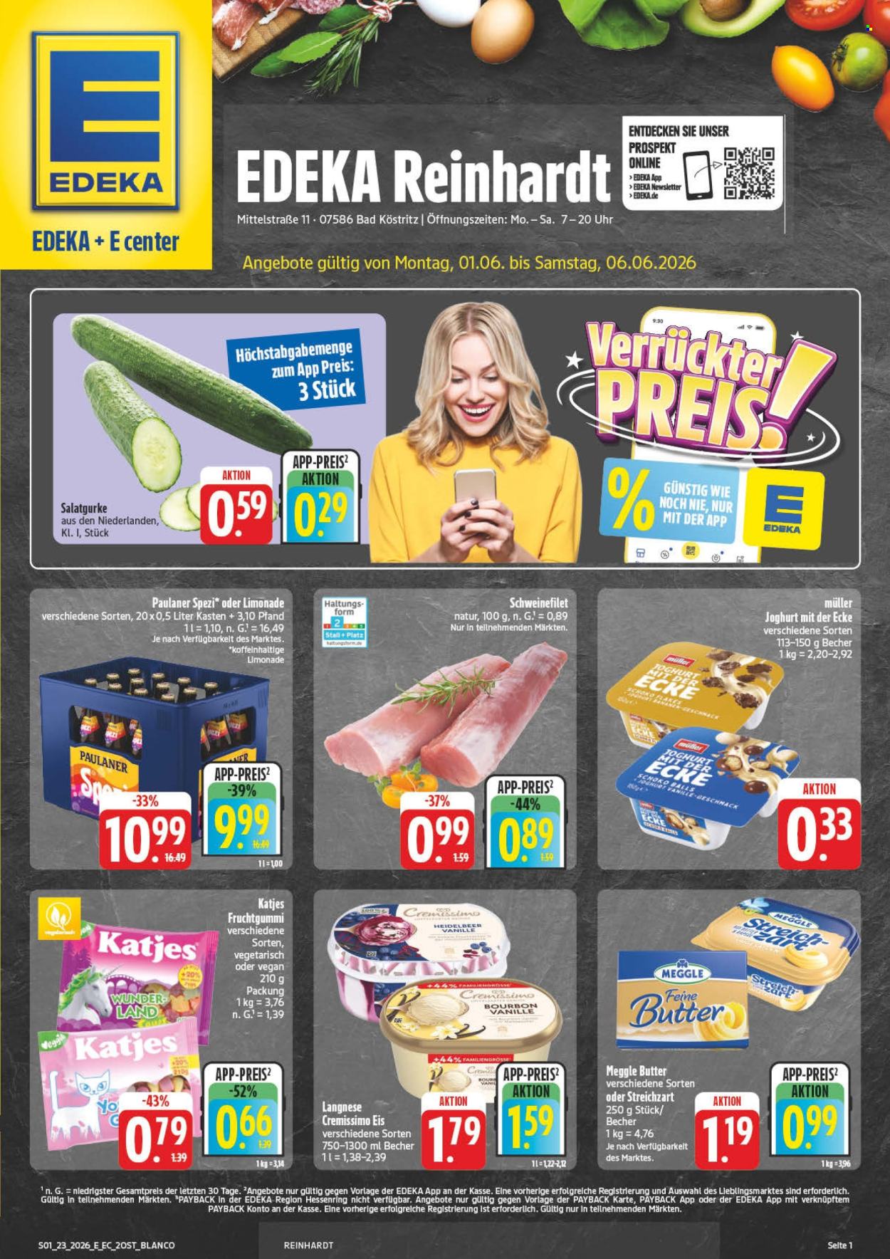 Edeka Prospekte  - 1.06.2026 - 6.06.2026. Seite 1
