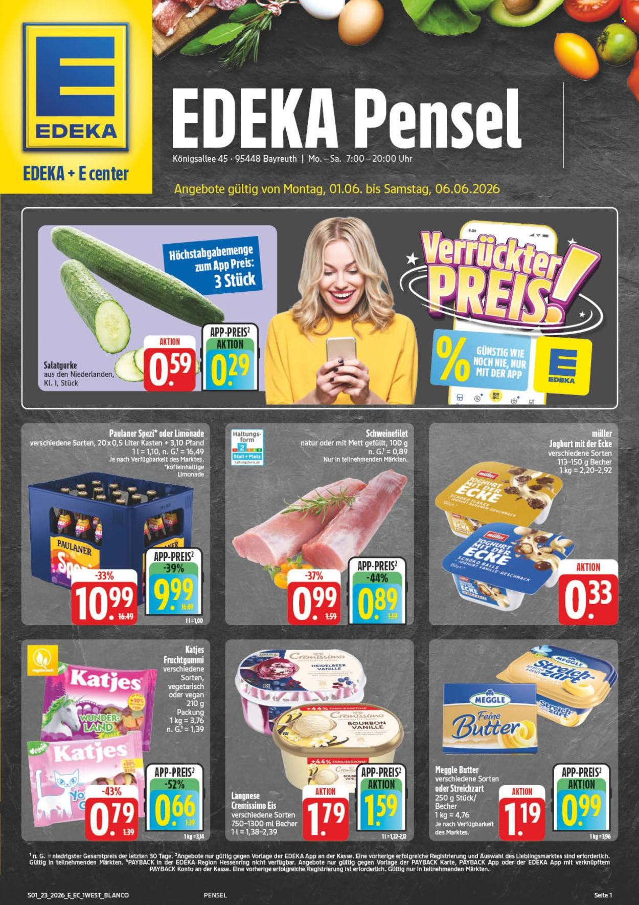 Edeka Prospekte  - 1.06.2026 - 6.06.2026. Seite 1