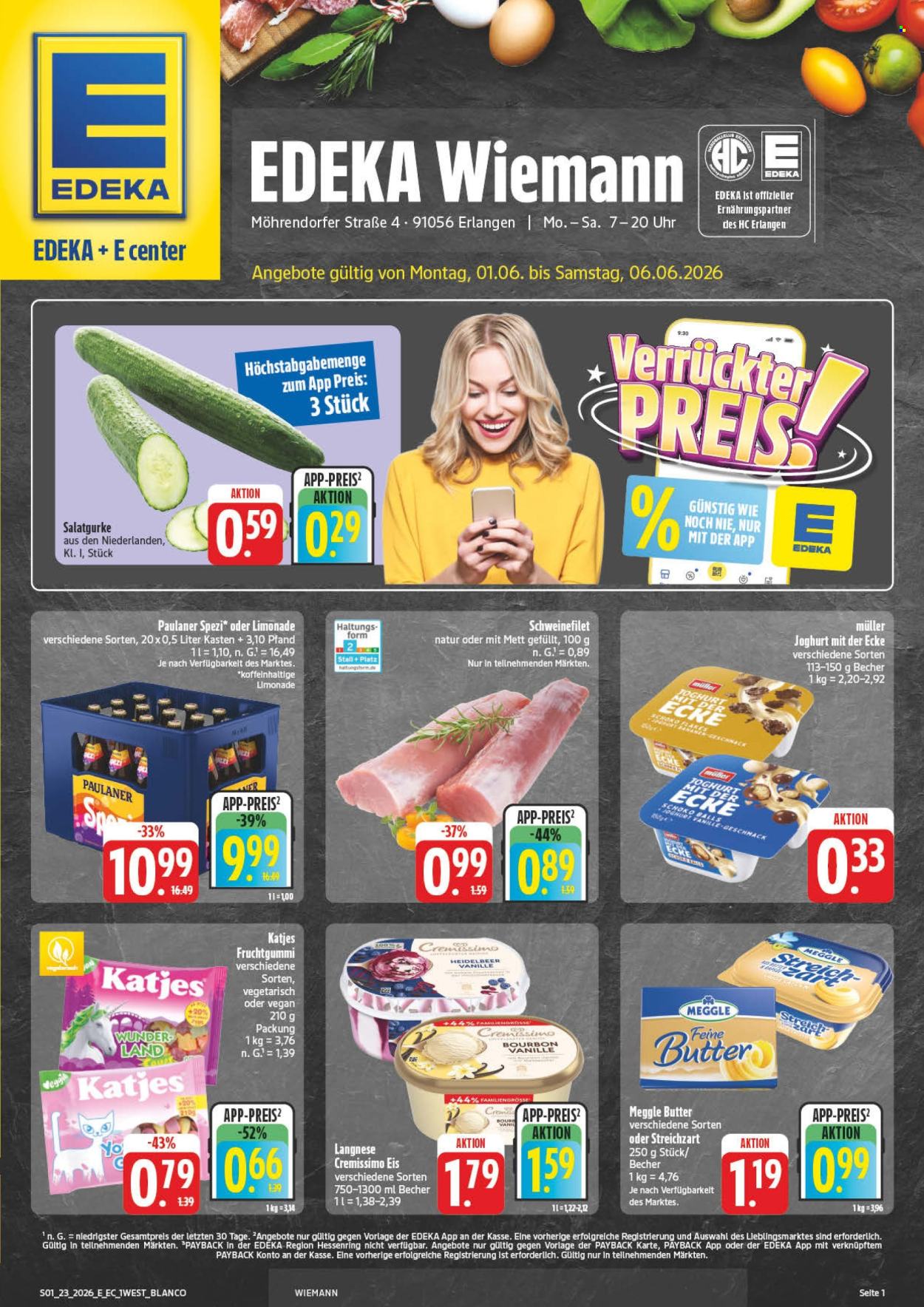Edeka Prospekte  - 1.06.2026 - 6.06.2026. Seite 1