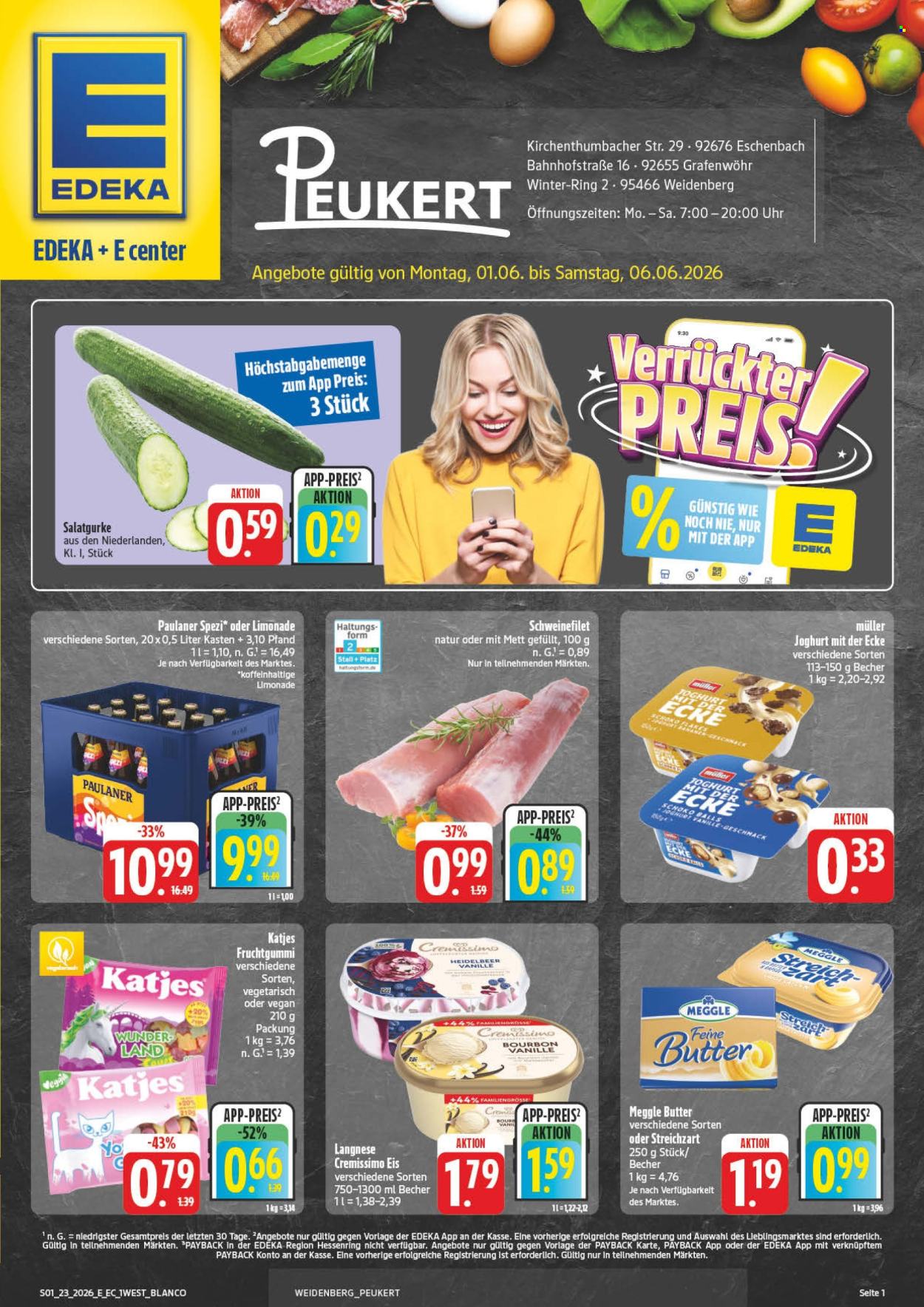 Edeka Prospekte  - 1.06.2026 - 6.06.2026. Seite 1