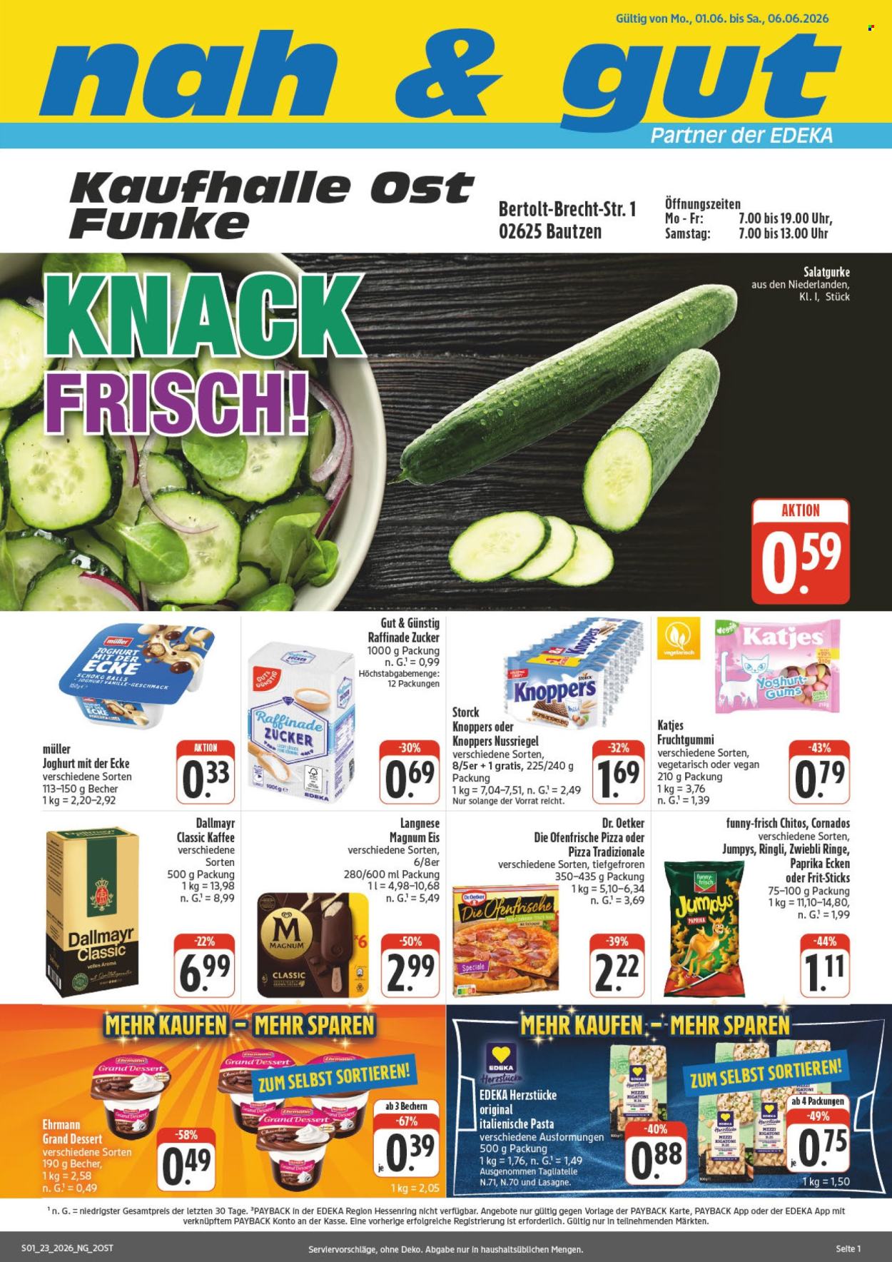Edeka Prospekte  - 1.06.2026 - 6.06.2026. Seite 1