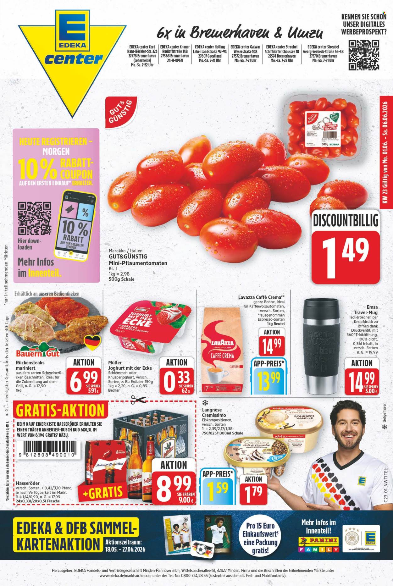 E center Prospekte  - 1.06.2026 - 6.06.2026. Seite 1