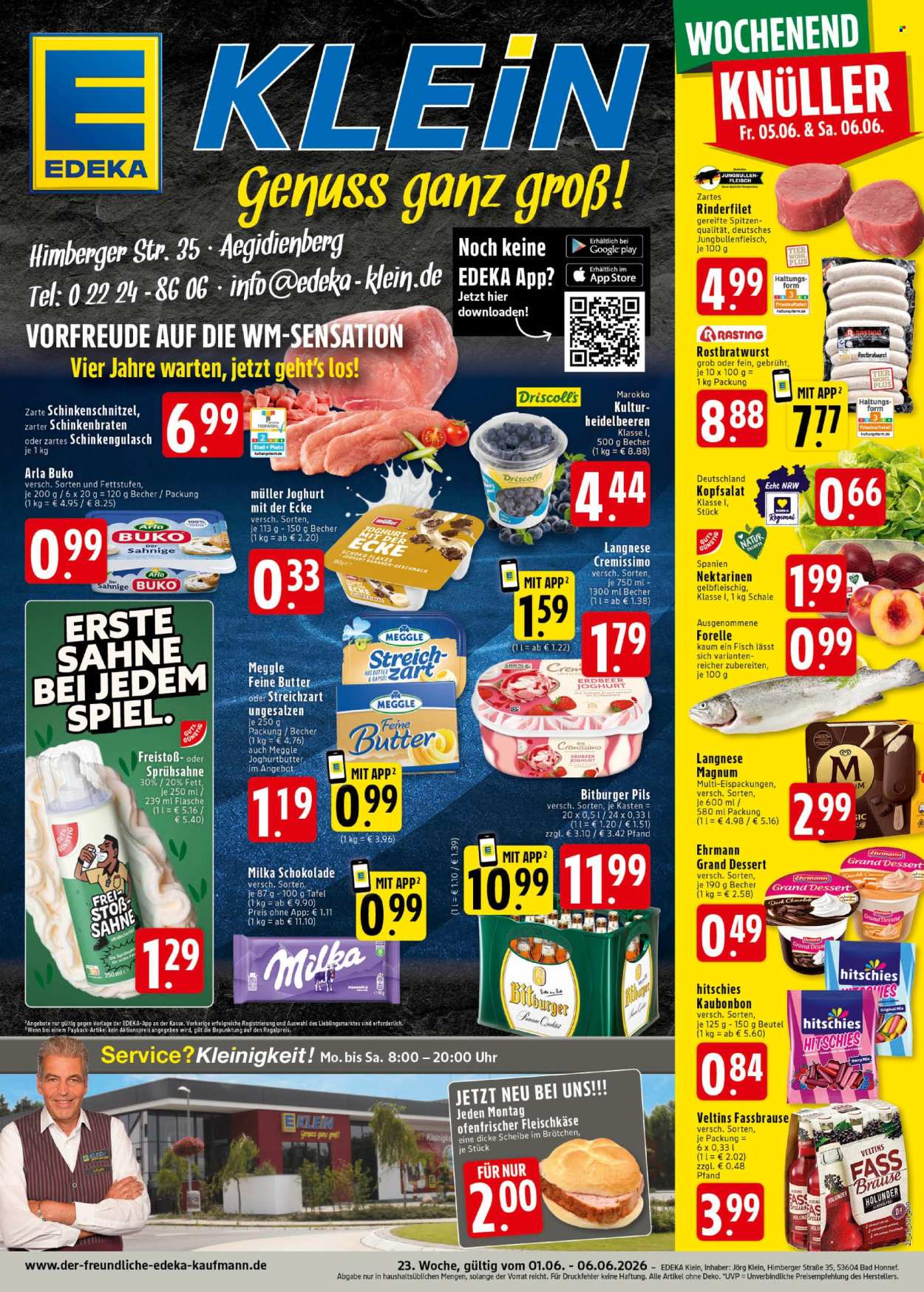 Edeka Prospekte  - 1.06.2026 - 6.06.2026. Seite 1