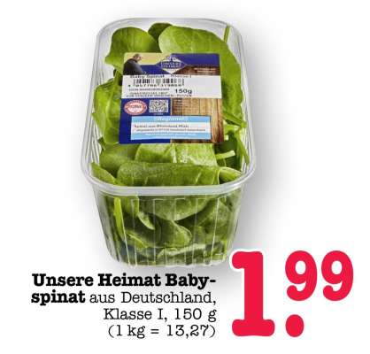 Unsere Heimat Babyspinat