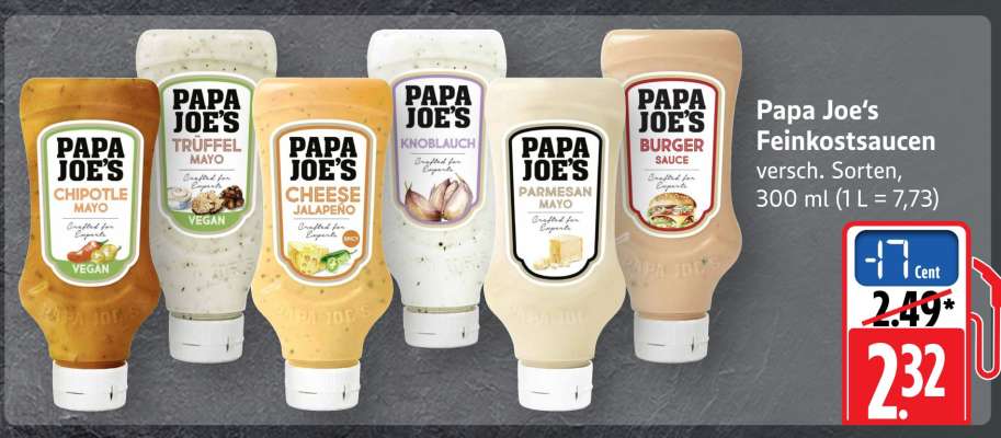 Papa Joe’s Feinkostsaucen