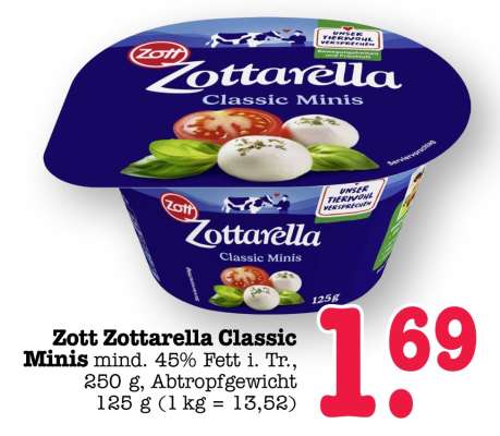 Zott Zottarella Classic Minis