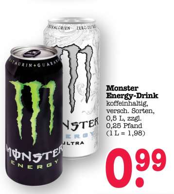 Monster energy drink