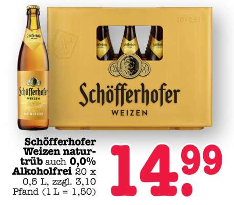 Schöfferhofer Weizen naturtrüb
