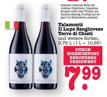 Talamonti Il Lupo Sangiovese Terre di Chieti