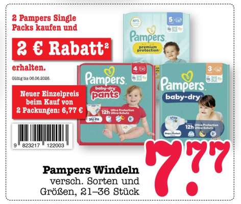 Pampers Windeln