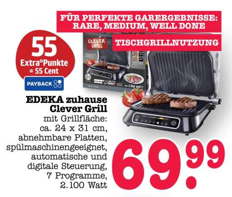 EDEKA zuhause Clever Grill