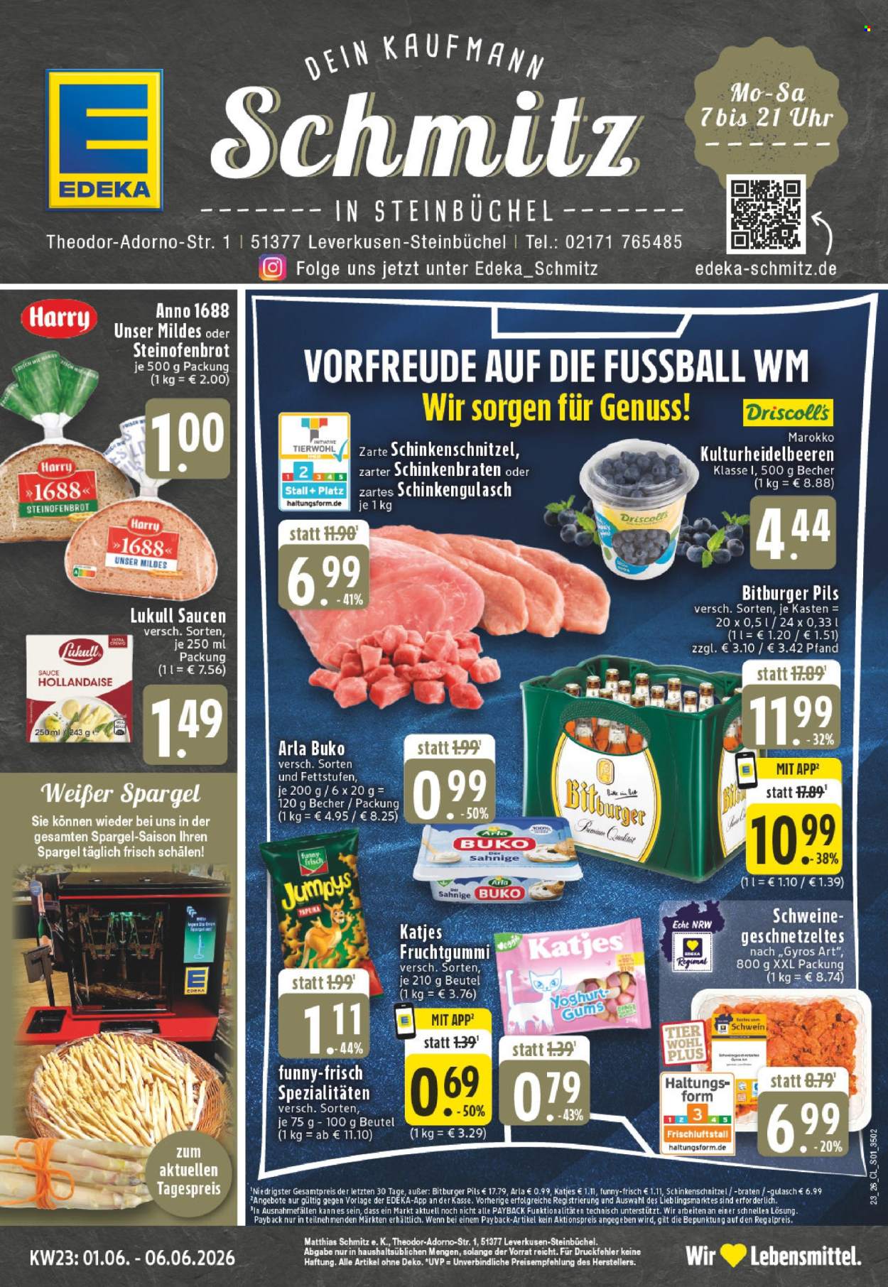 Edeka Prospekte  - 1.06.2026 - 6.06.2026. Seite 1