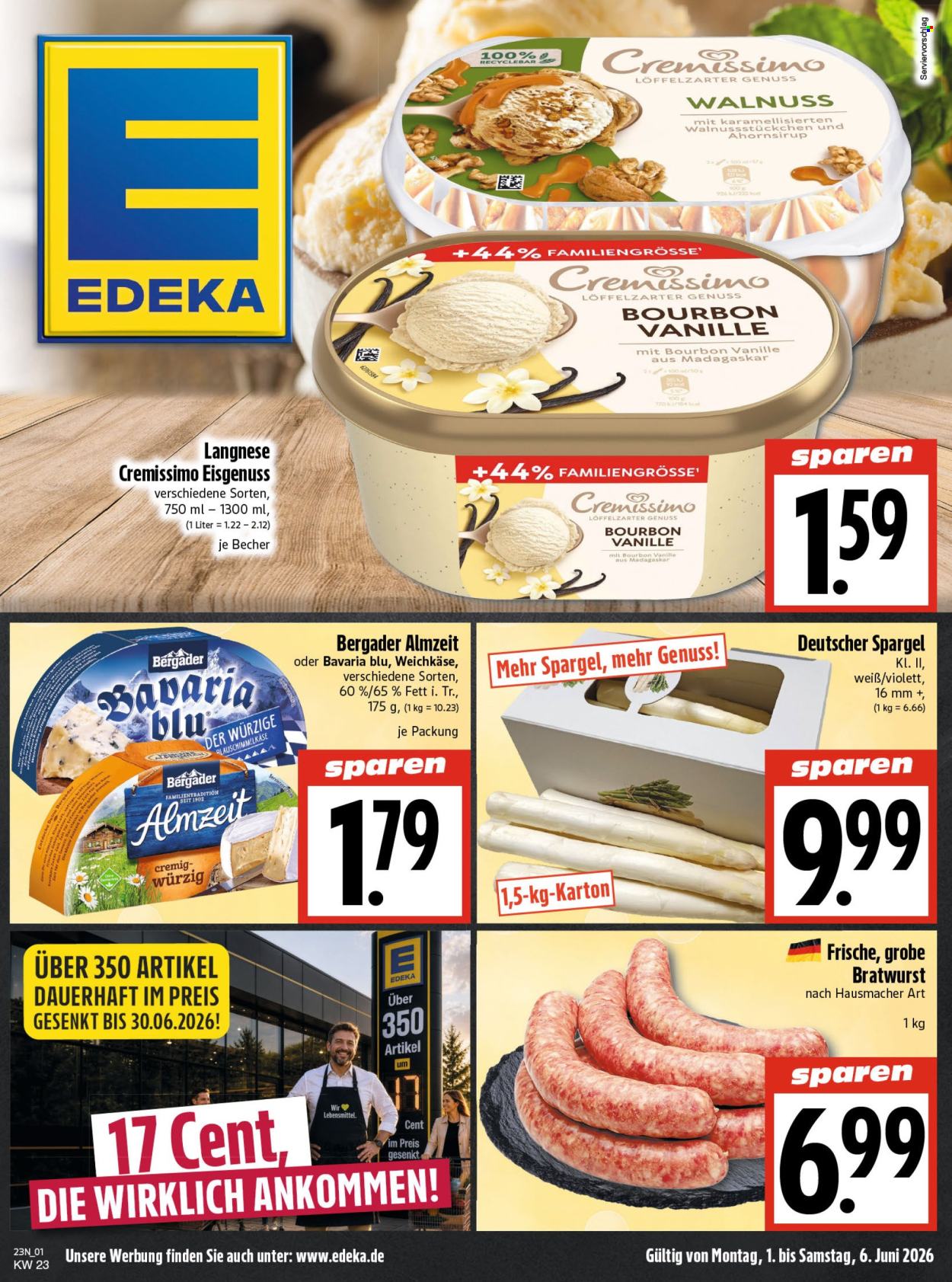 Edeka Prospekte  - 1.06.2026 - 6.06.2026. Seite 1