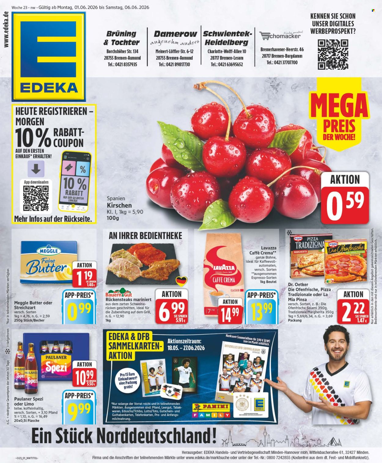 Edeka Prospekte  - 1.06.2026 - 6.06.2026. Seite 1