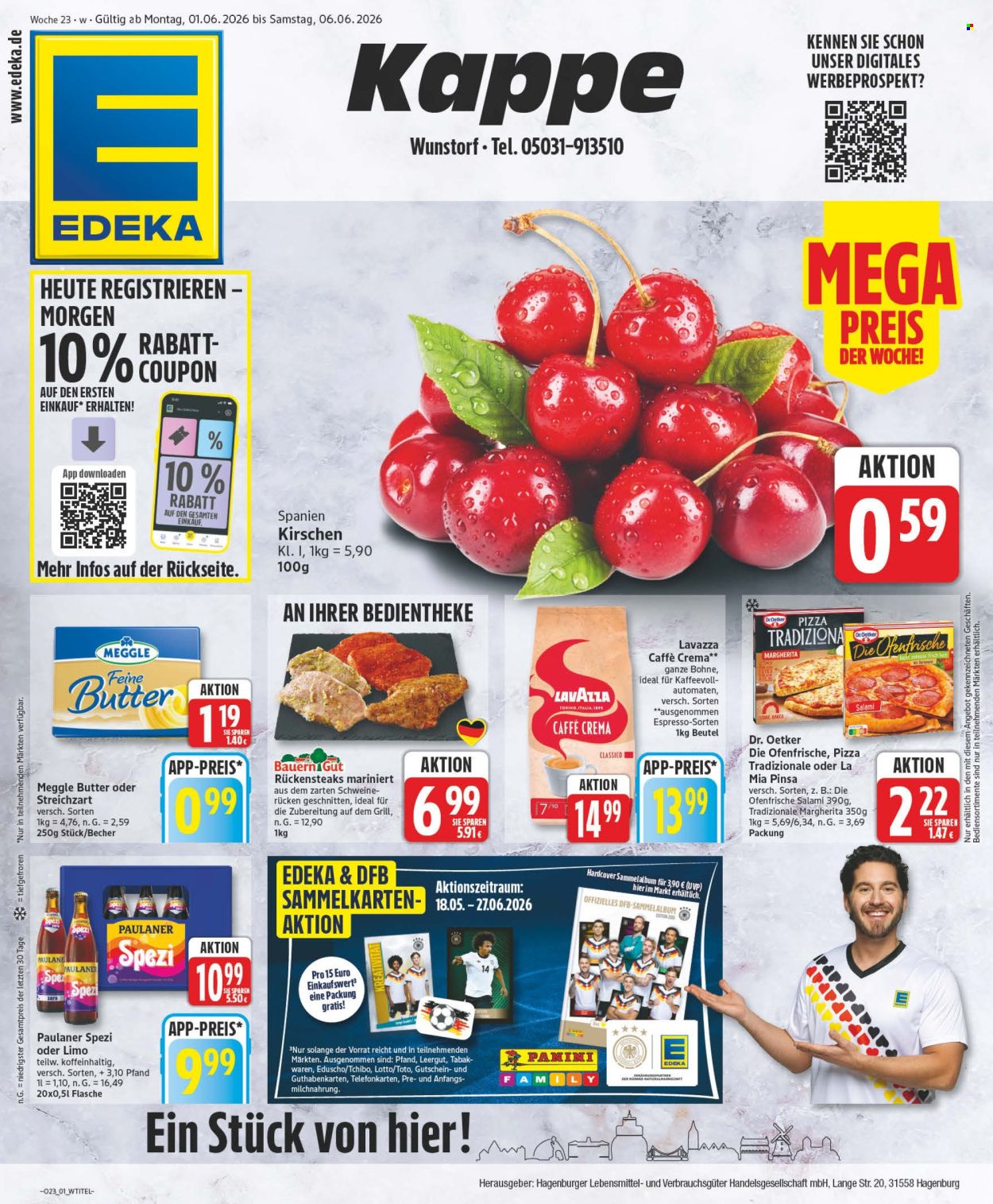 Edeka Prospekte  - 1.06.2026 - 6.06.2026. Seite 1