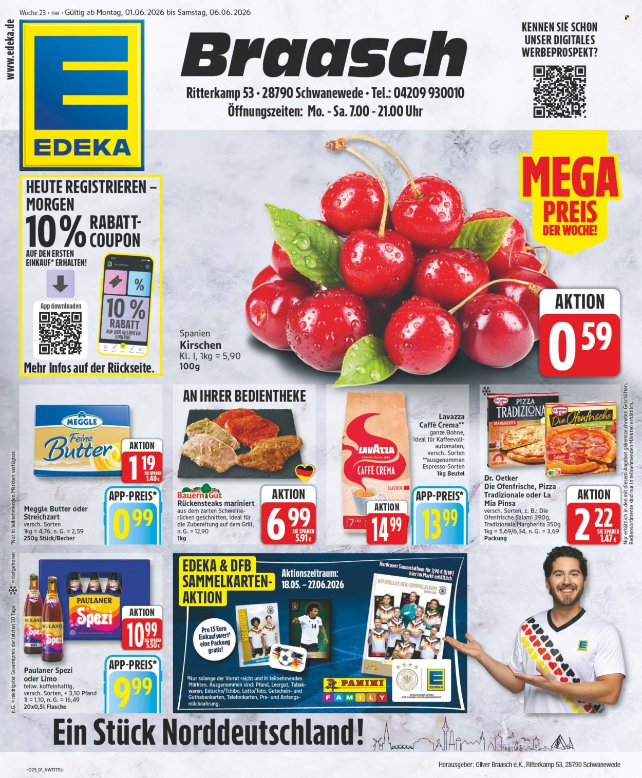 Edeka Prospekte  - 1.06.2026 - 6.06.2026. Seite 1