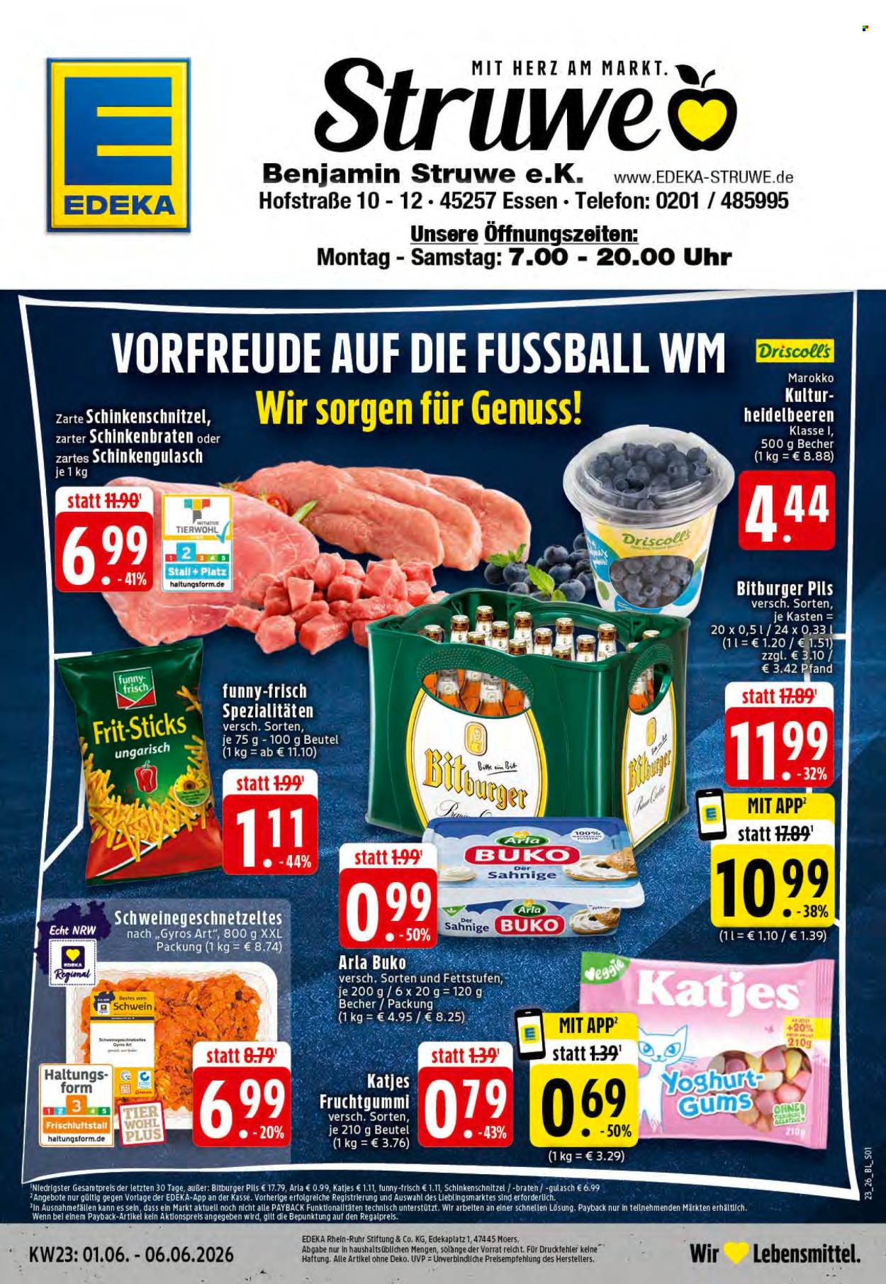 Edeka Prospekte  - 1.06.2026 - 6.06.2026. Seite 1