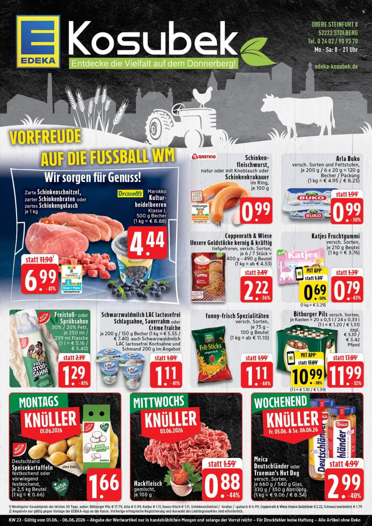 Edeka Prospekte  - 1.06.2026 - 6.06.2026. Seite 1