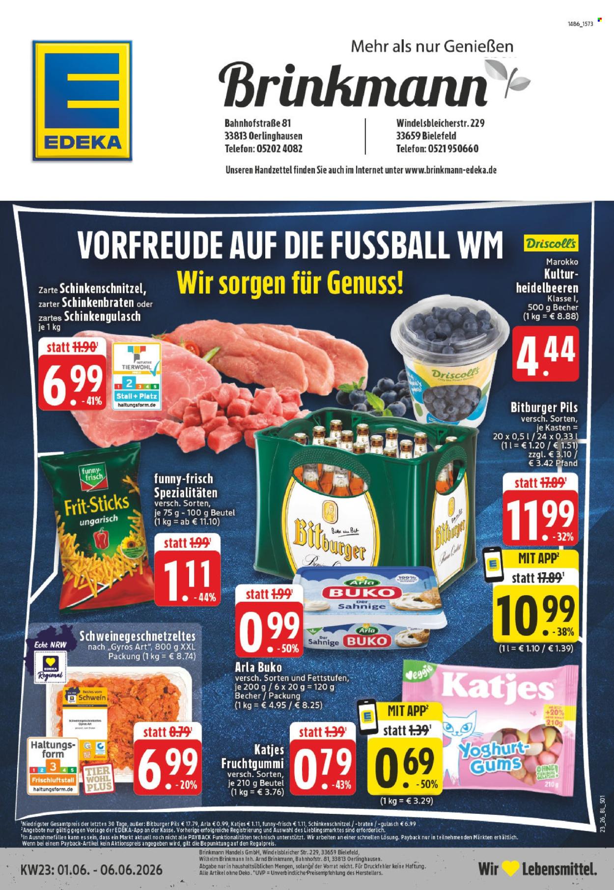 Edeka Prospekte  - 1.06.2026 - 6.06.2026. Seite 1