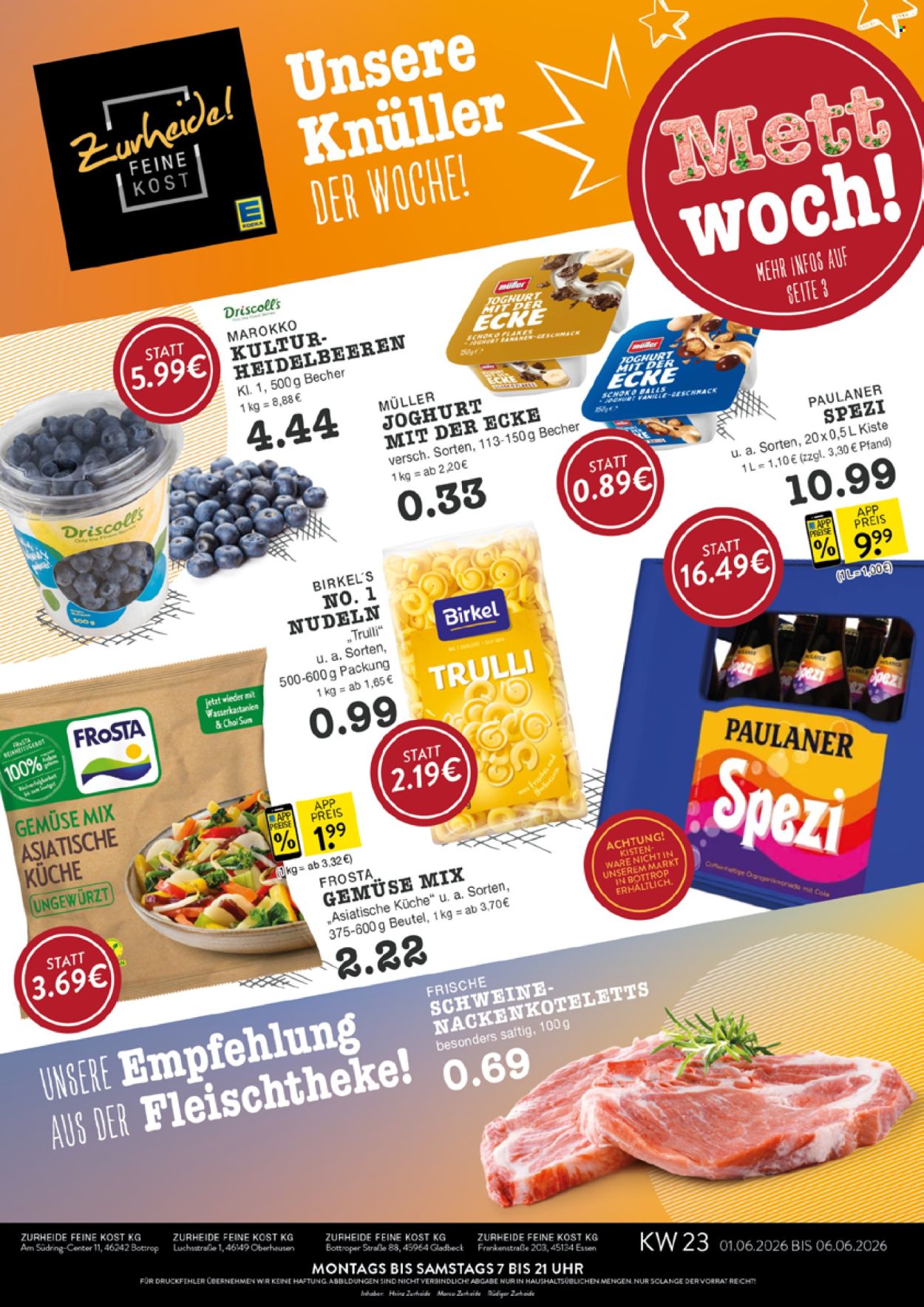 E center Prospekte  - 1.06.2026 - 6.06.2026. Seite 1