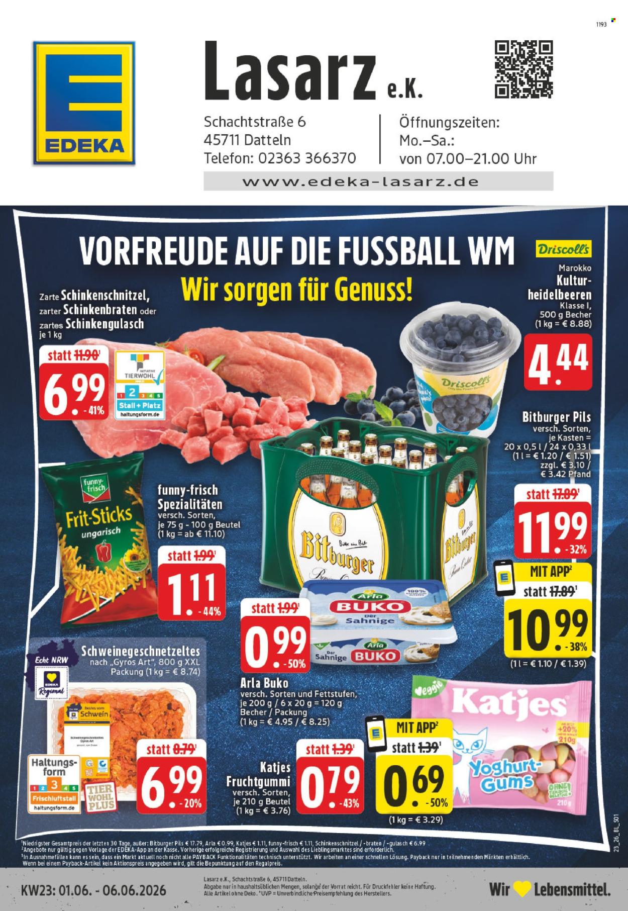 Edeka Prospekte  - 1.06.2026 - 6.06.2026. Seite 1