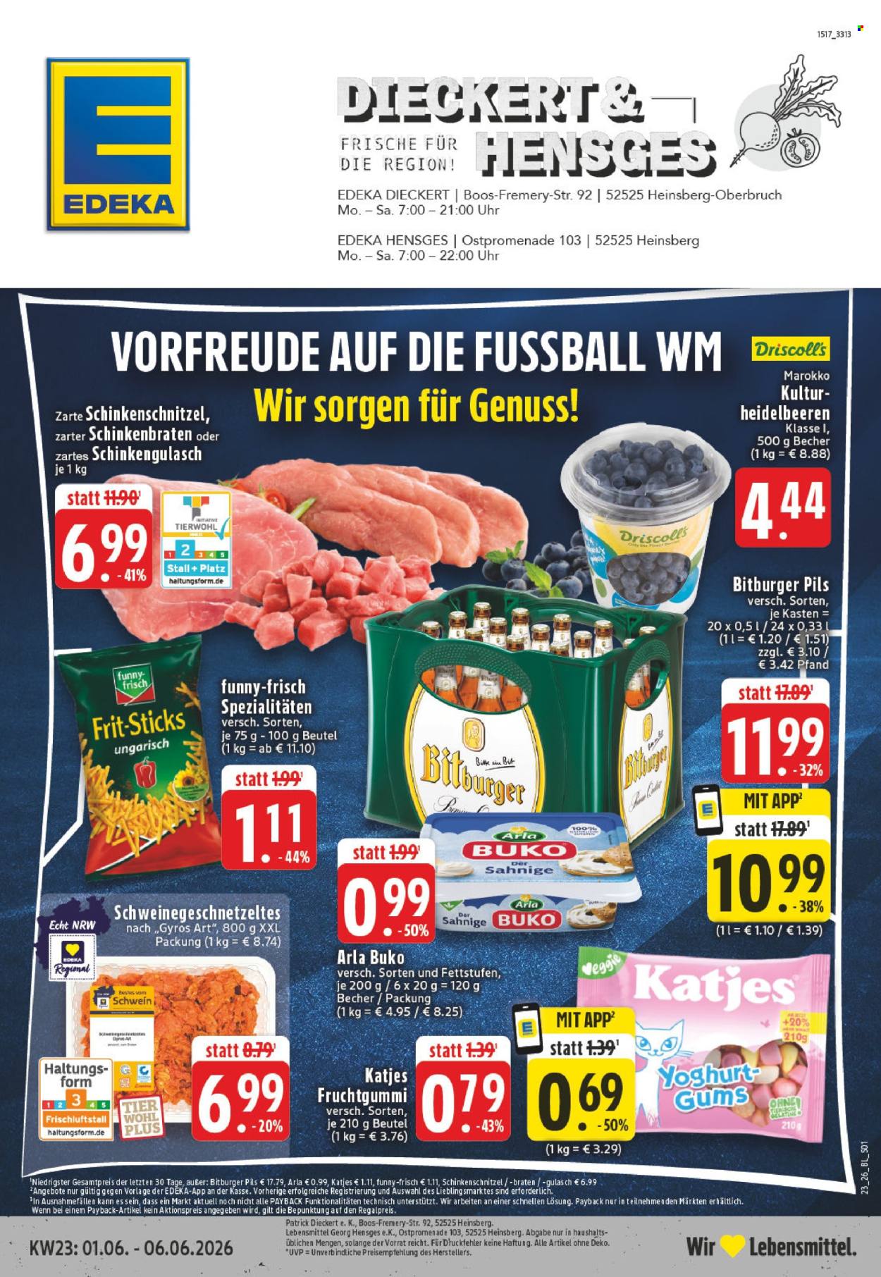 Edeka Prospekte  - 1.06.2026 - 6.06.2026. Seite 1