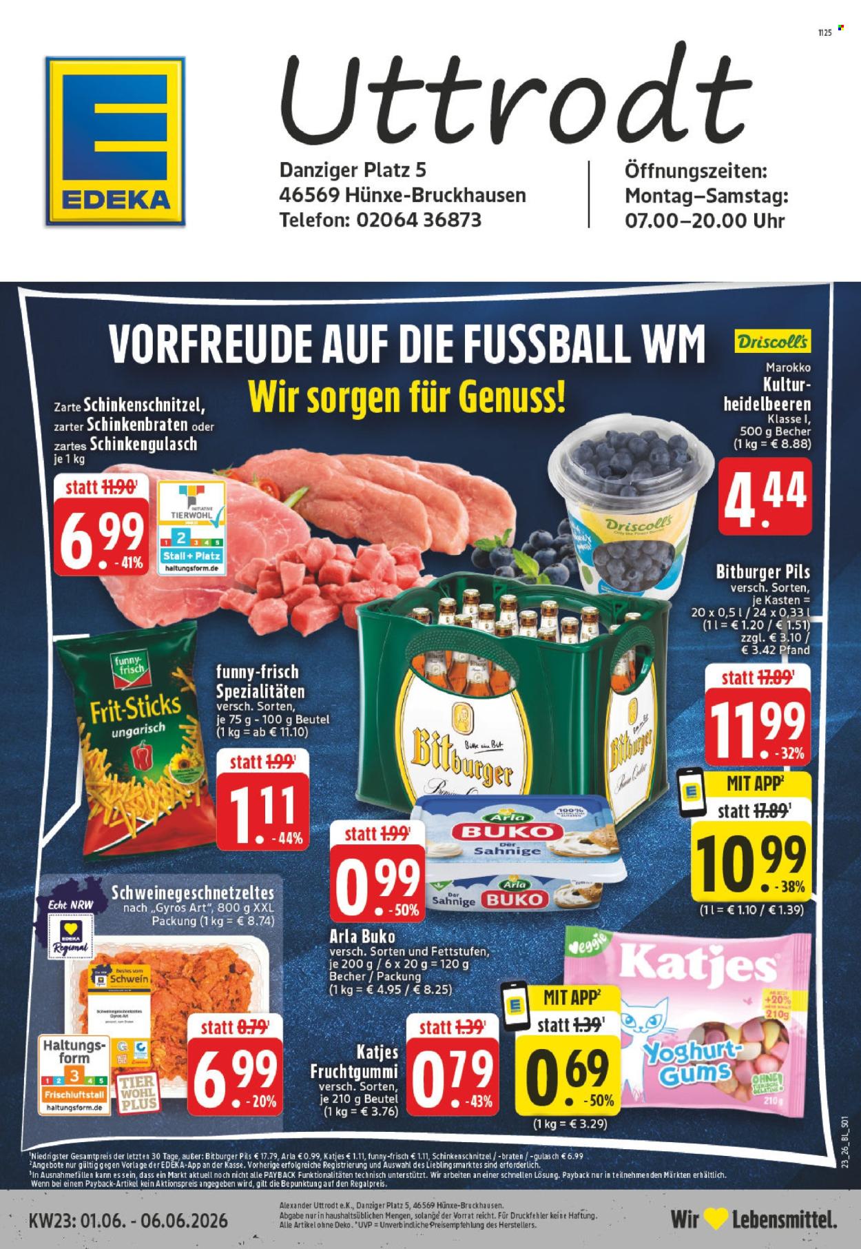 Edeka Prospekte  - 1.06.2026 - 6.06.2026. Seite 1