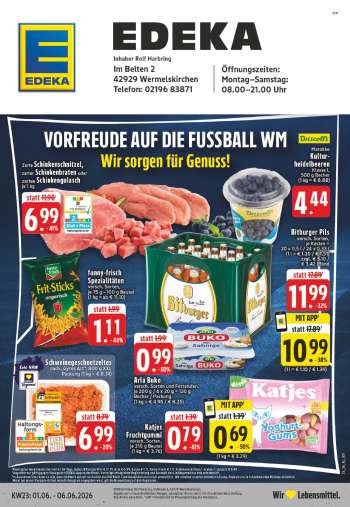 Prospekte Edeka - 1.06.2026 - 6.06.2026.
