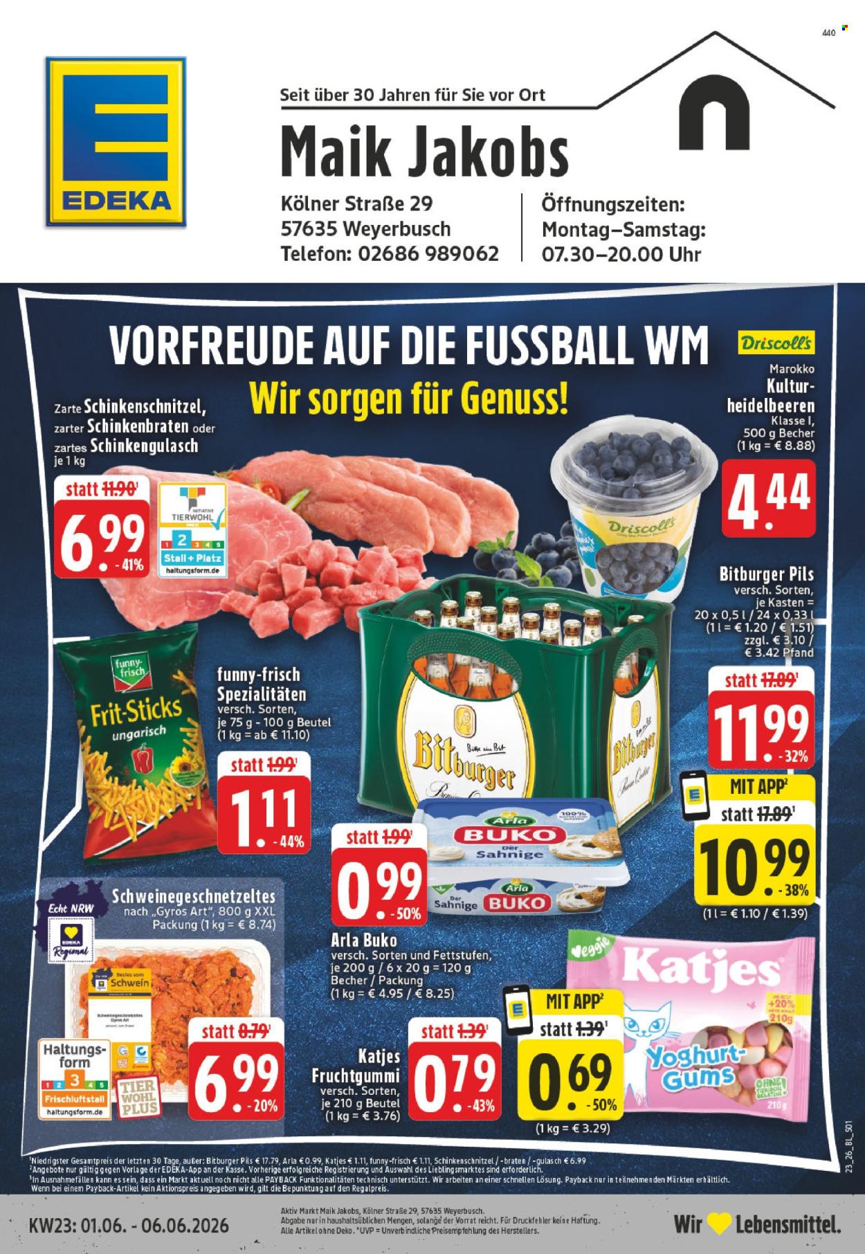 Edeka Prospekte  - 1.06.2026 - 6.06.2026. Seite 1