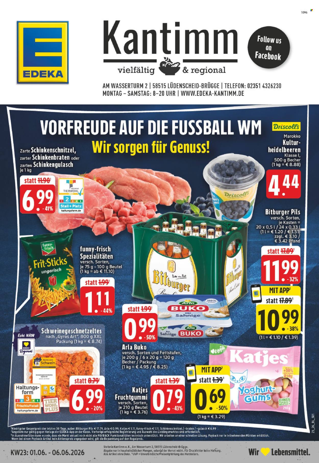 Edeka Prospekte  - 1.06.2026 - 6.06.2026. Seite 1