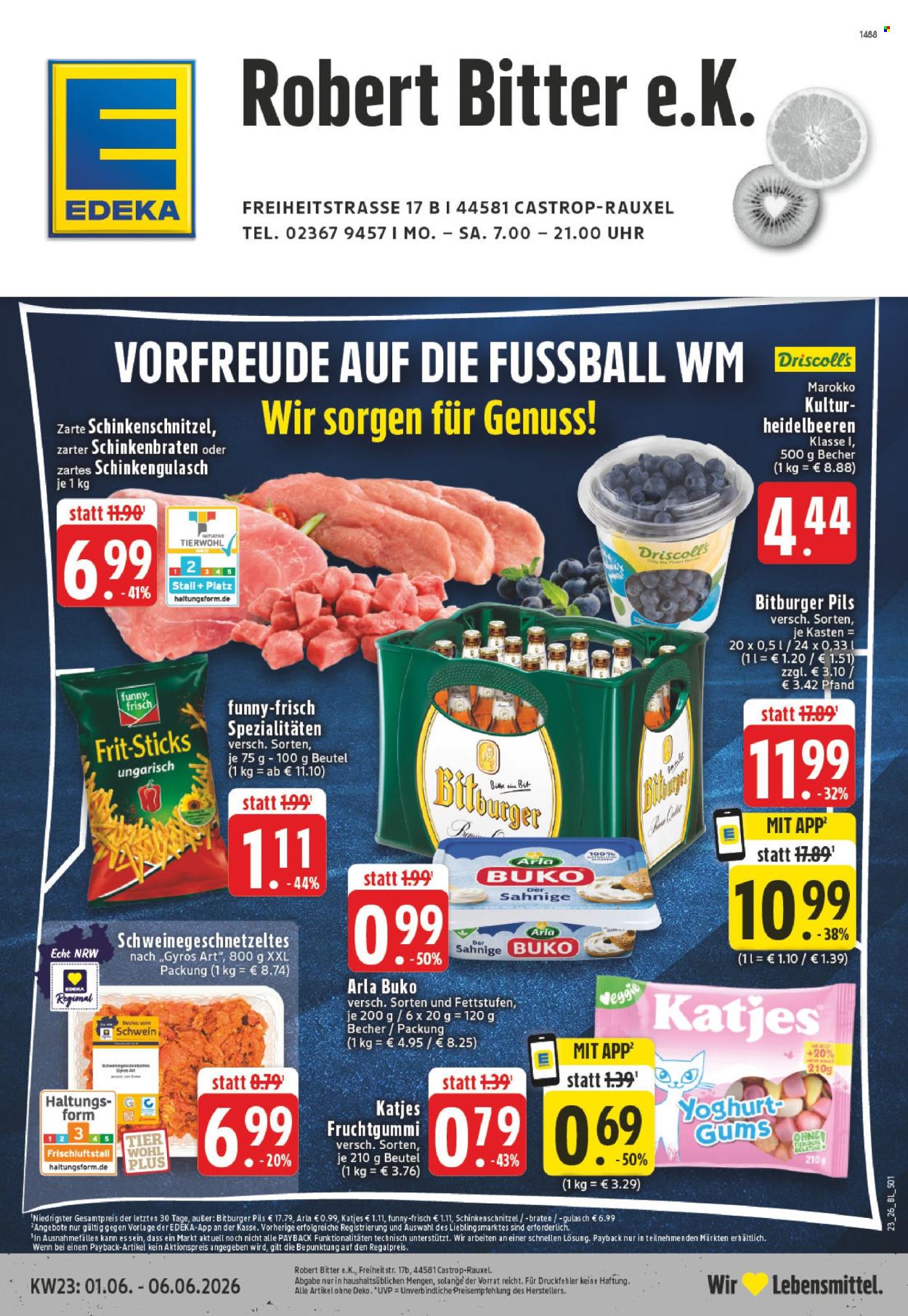 Edeka Prospekte  - 1.06.2026 - 6.06.2026. Seite 1