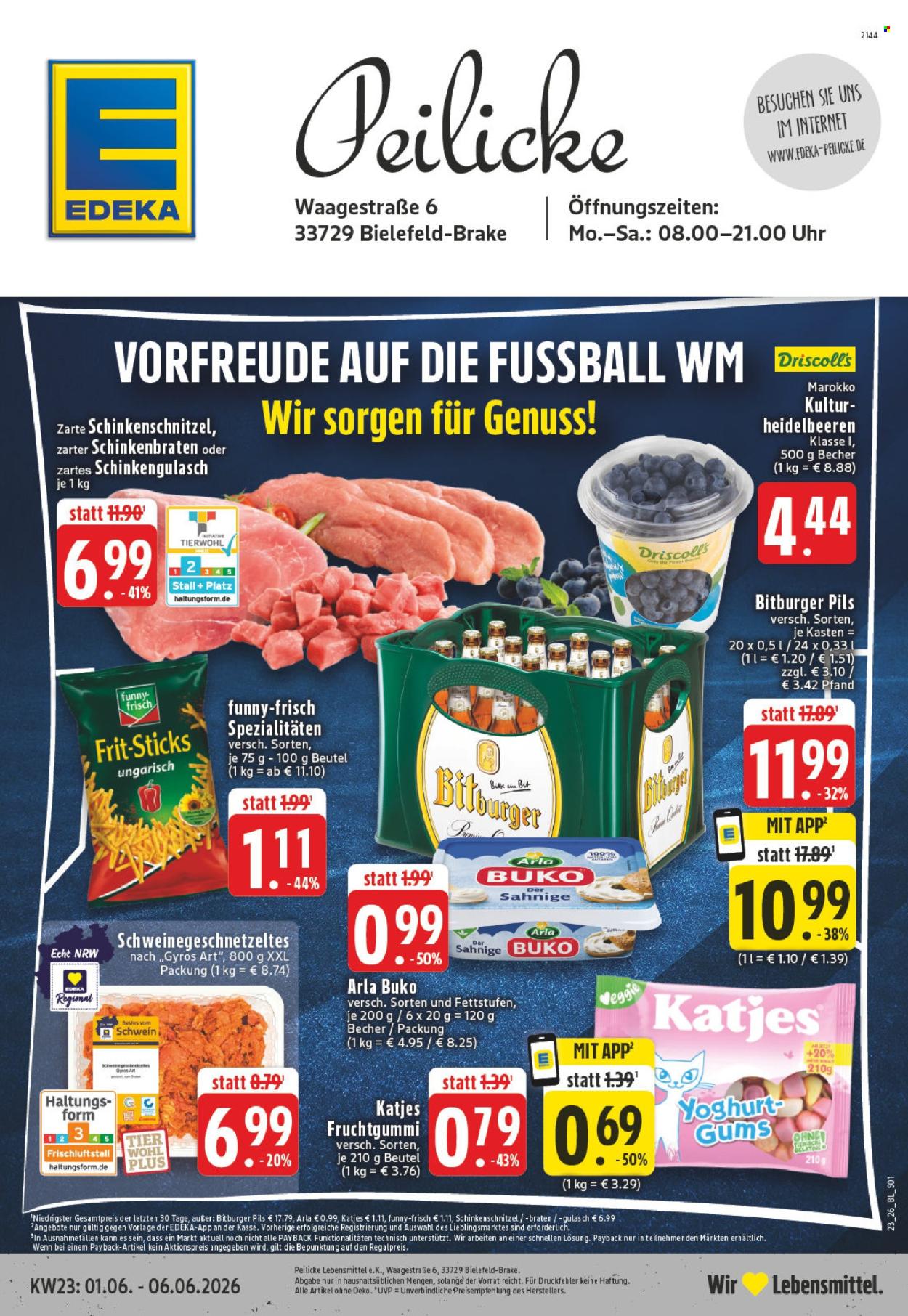 Edeka Prospekte  - 1.06.2026 - 6.06.2026. Seite 1