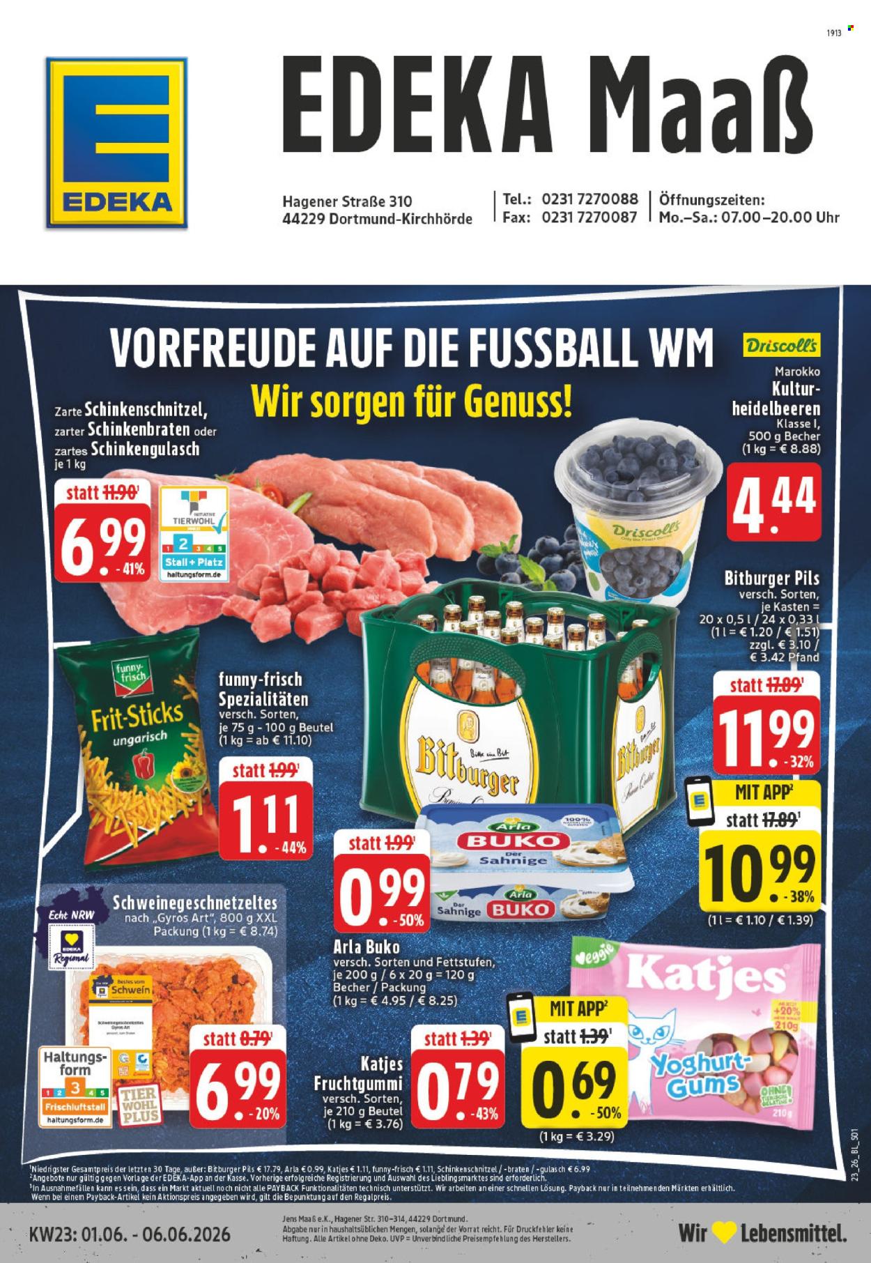 Edeka Prospekte  - 1.06.2026 - 6.06.2026. Seite 1