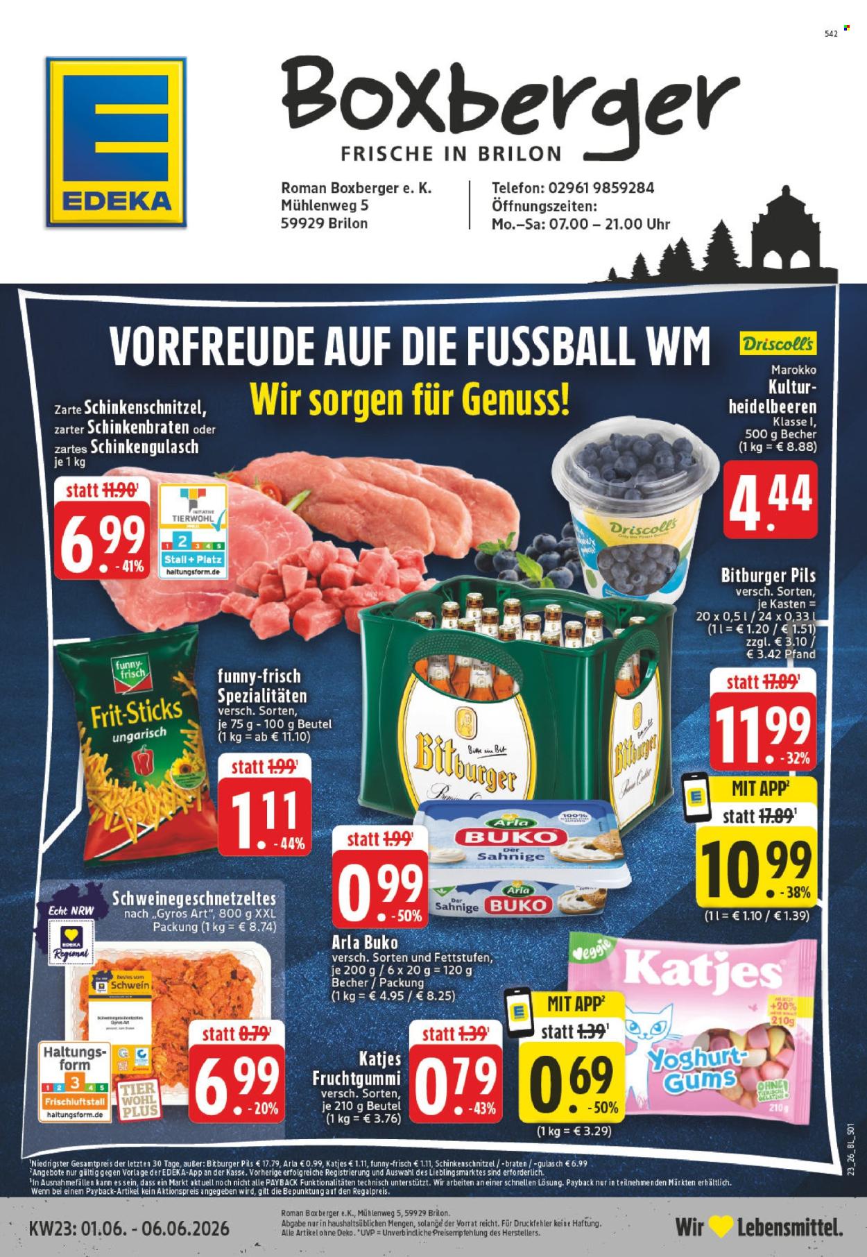 Edeka Prospekte  - 1.06.2026 - 6.06.2026. Seite 1