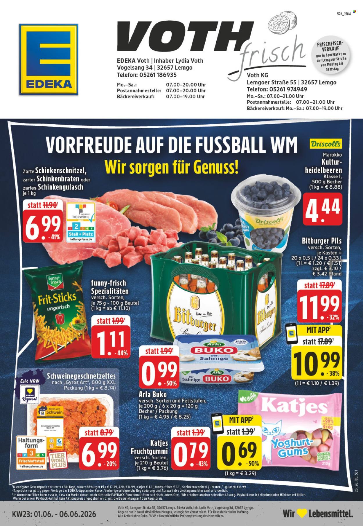 Edeka Prospekte  - 1.06.2026 - 6.06.2026. Seite 1