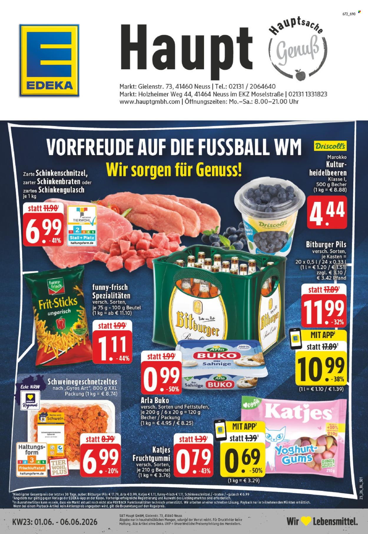 Edeka Prospekte  - 1.06.2026 - 6.06.2026. Seite 1