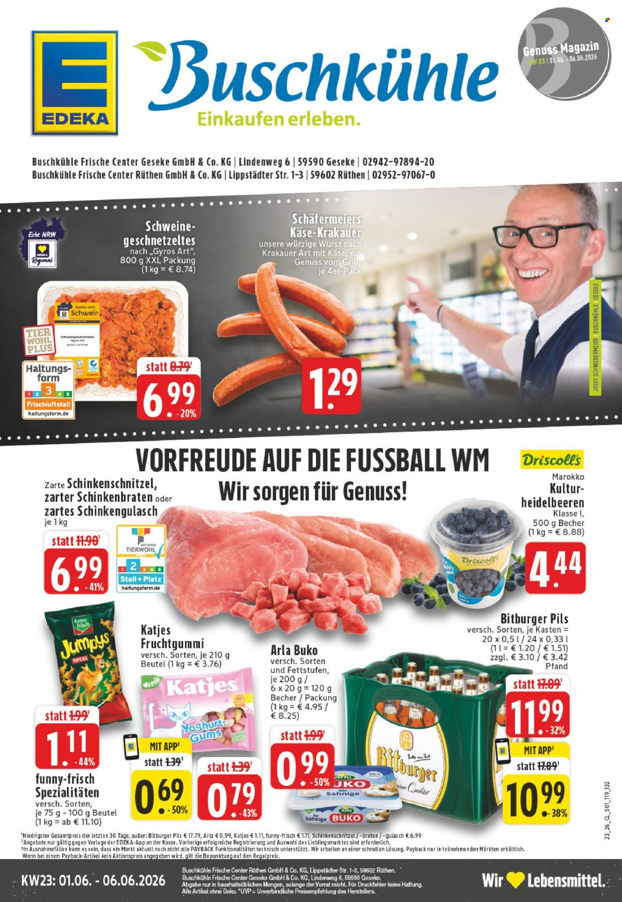 Edeka Prospekte  - 1.06.2026 - 6.06.2026. Seite 1